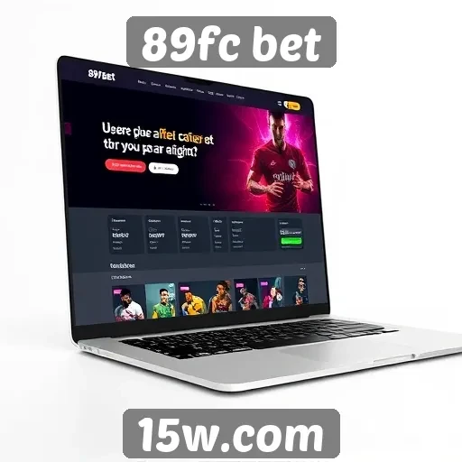 Análise da interface do site 89fc bet
